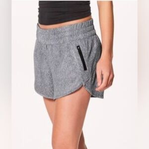 Lululemon Women's Gray Lined Tracker V4 Shorts